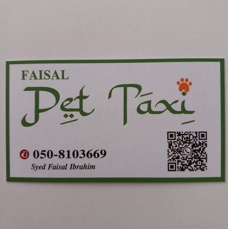 Faisal Pets Relocation and Pet Taxi Services